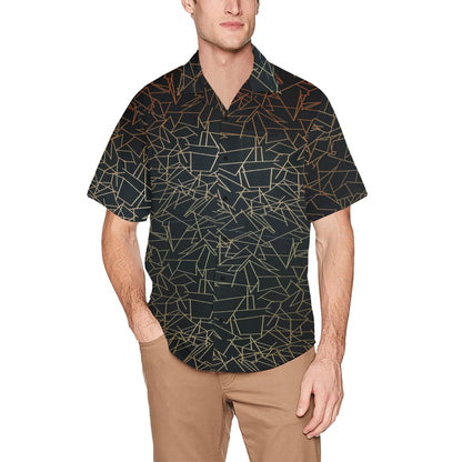 Men's Hawaiian Shirt With Chest Pocket