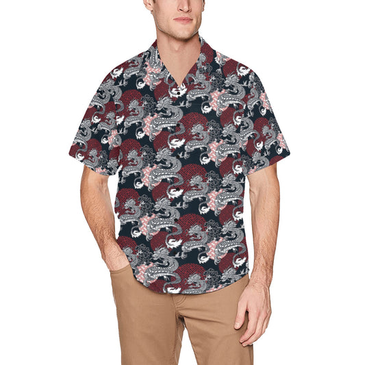 Hawaiian Shirt with Chest Pocket