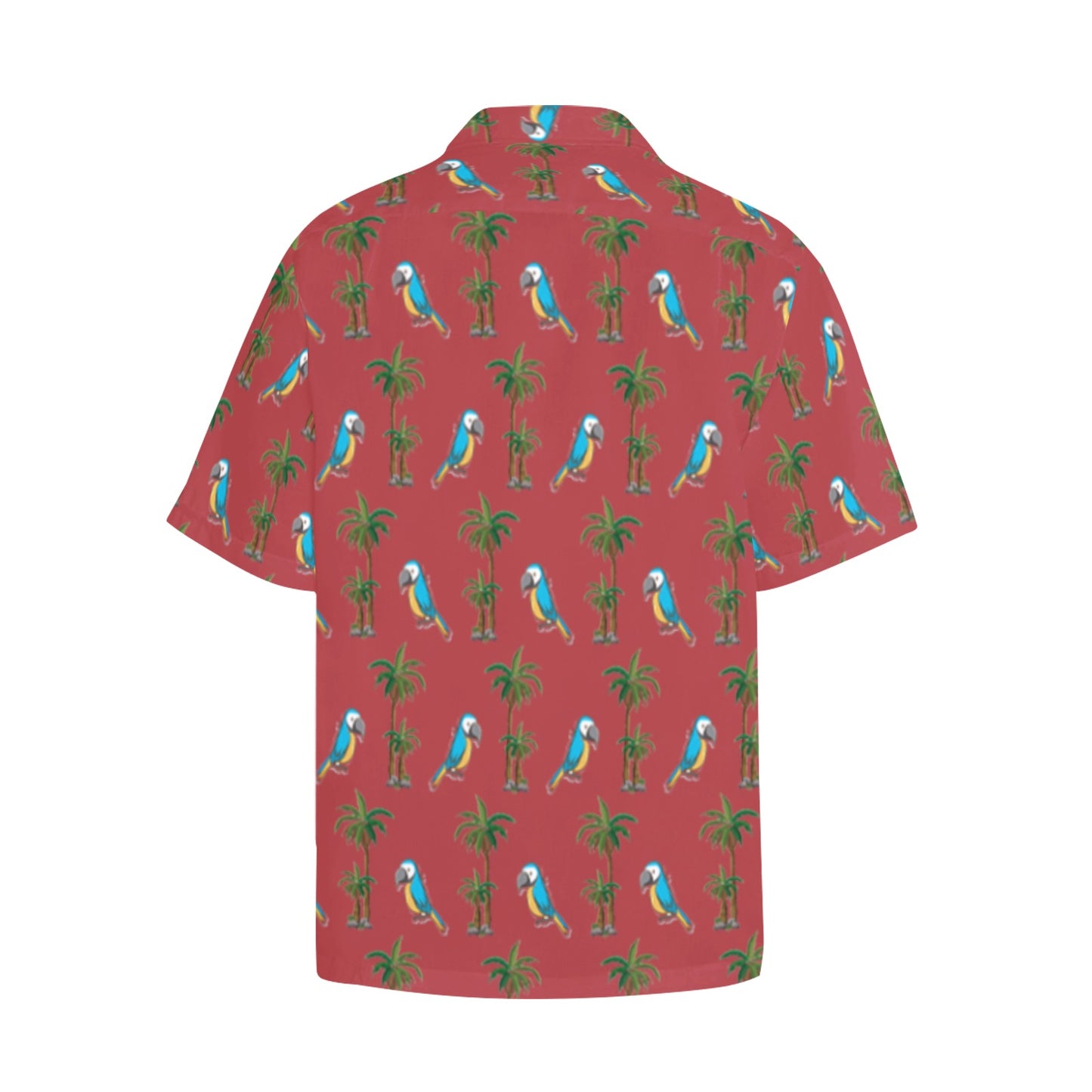 Men's Hawaiian Shirt With Chest Pocket