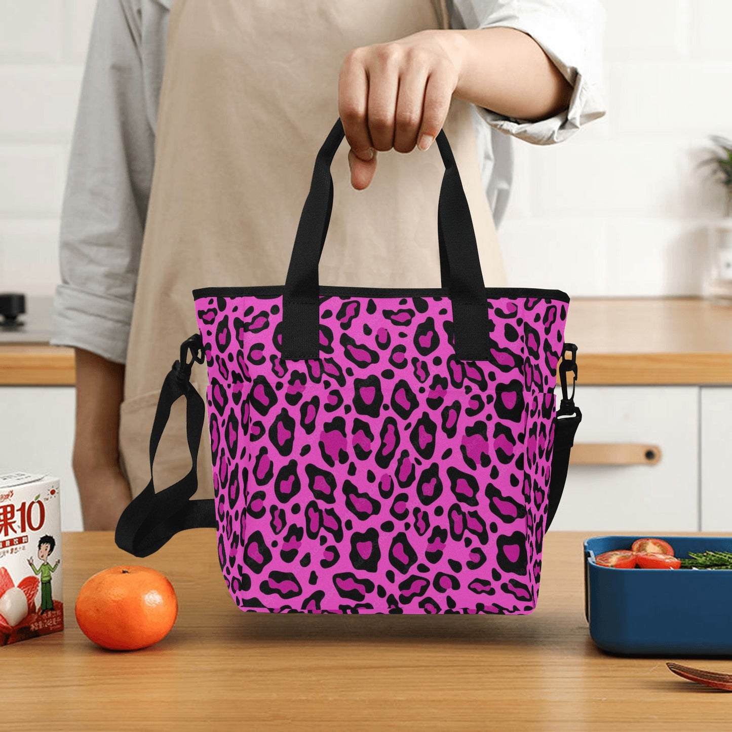 Insulated Tote Bag with Shoulder Strap