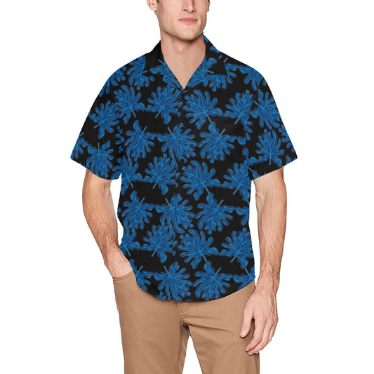 Men's Hawaiian Shirt With Chest Pocket