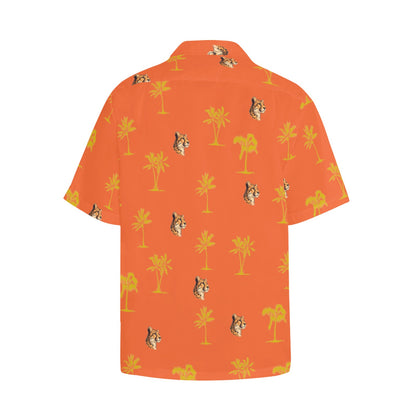 Men's Hawaiian Shirt With Chest Pocket