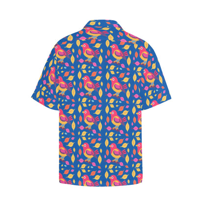 Men's Hawaiian Shirt With Chest Pocket