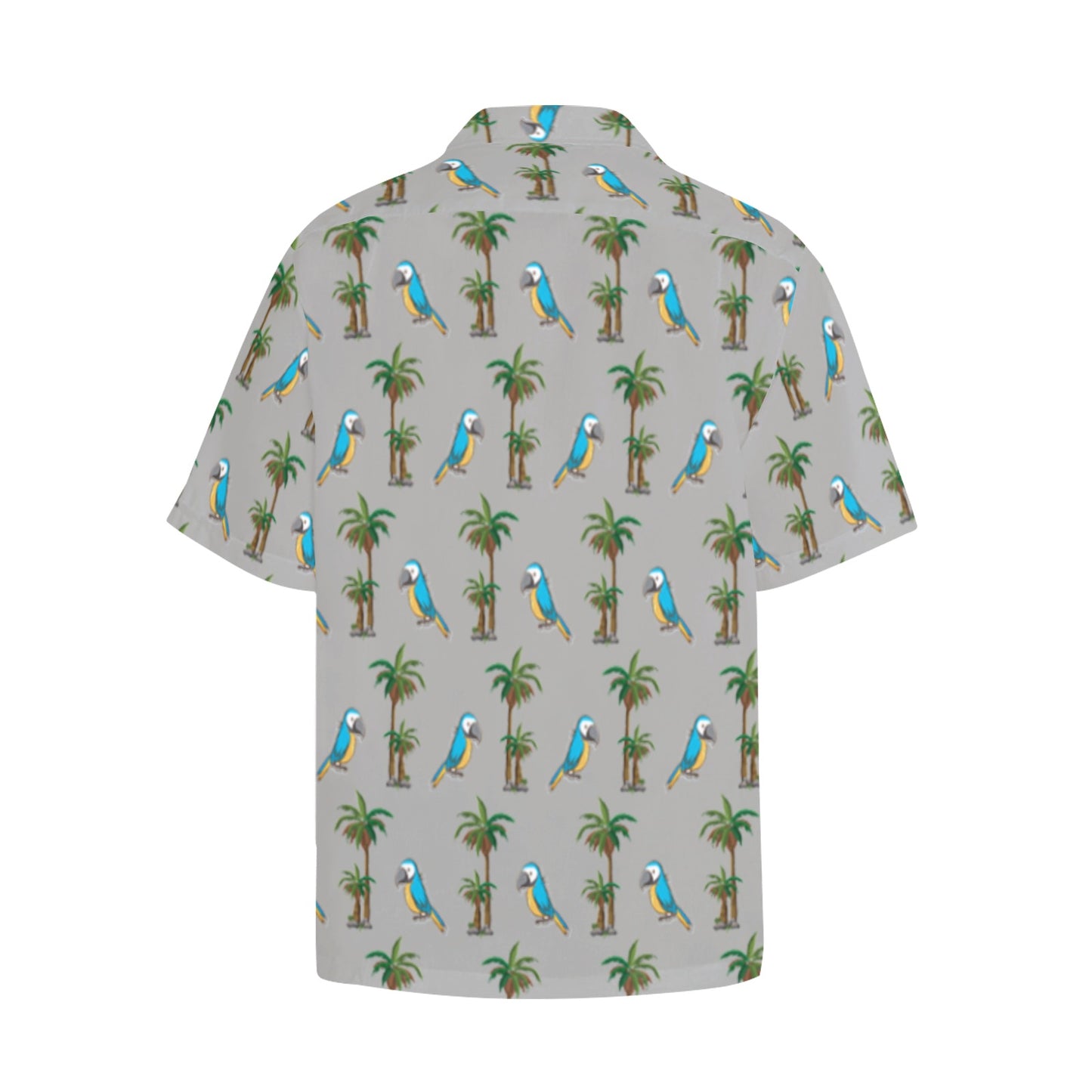 Men's Hawaiian Shirt With Chest Pocket