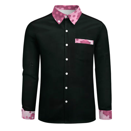 Casual One Pocket Long Sleeve Shirt