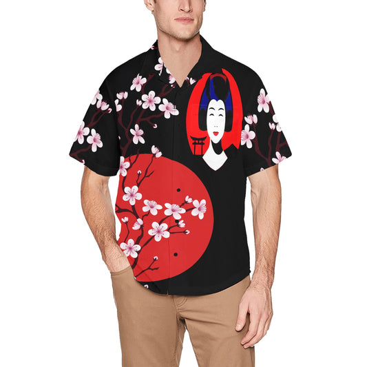 Hawaiian Shirt with Chest Pocket