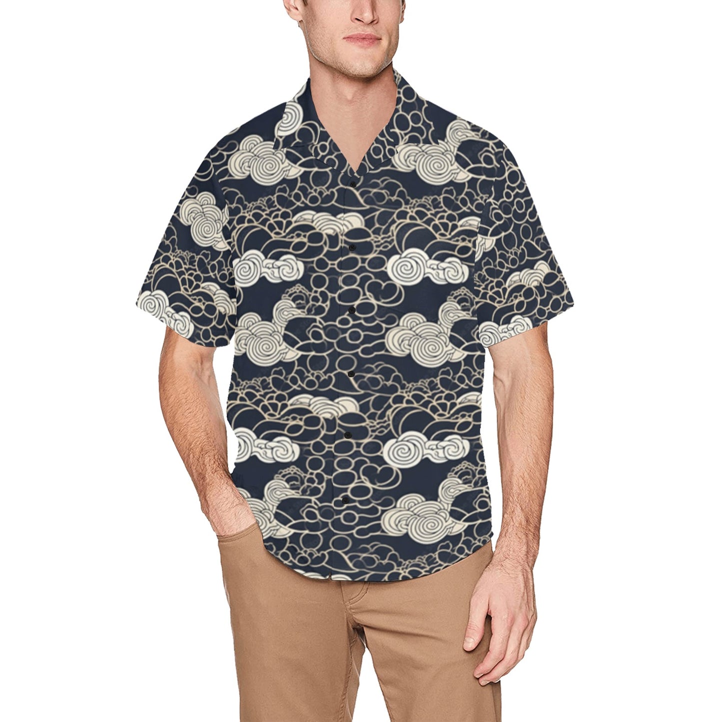 Hawaiian Shirt with Chest Pocket