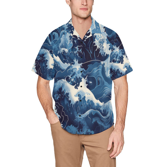 Hawaiian Shirt with Chest Pocket