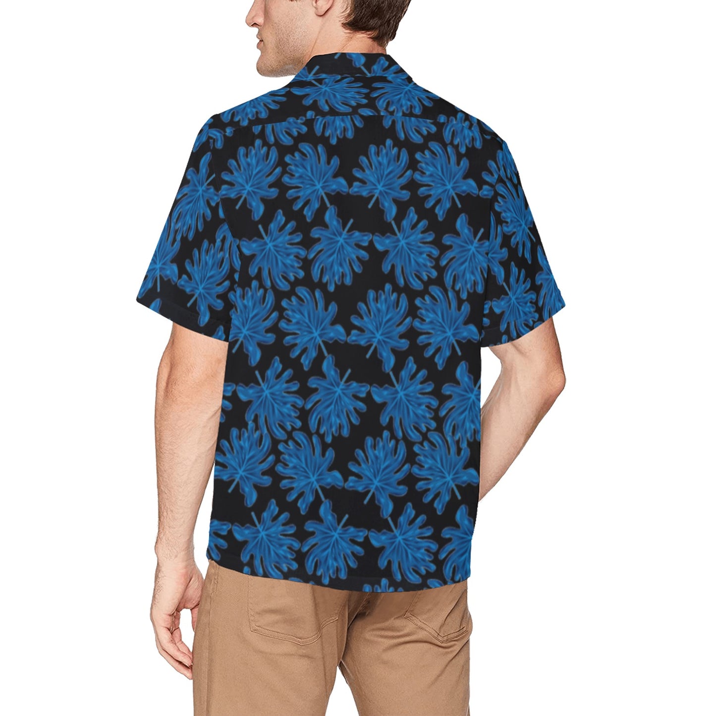 Men's Hawaiian Shirt With Chest Pocket