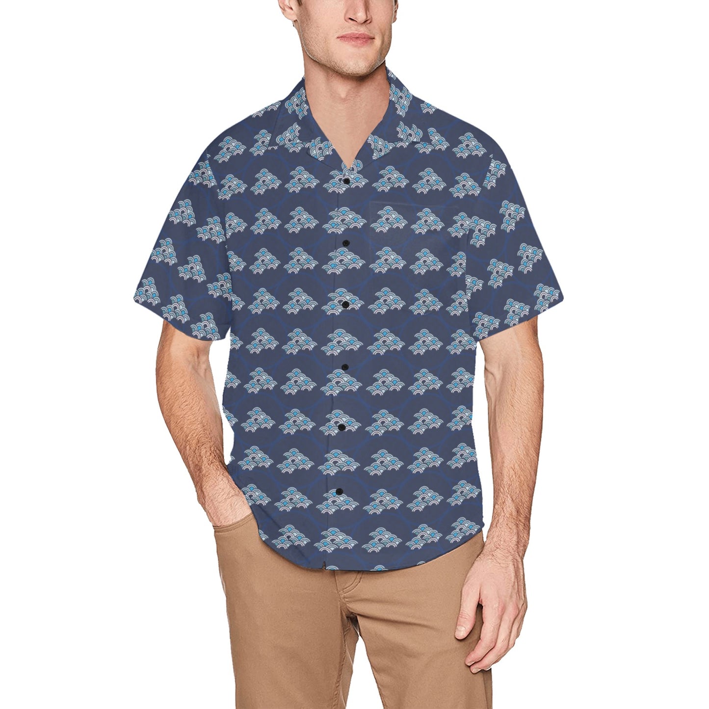 Hawaiian Shirt with Chest Pocket