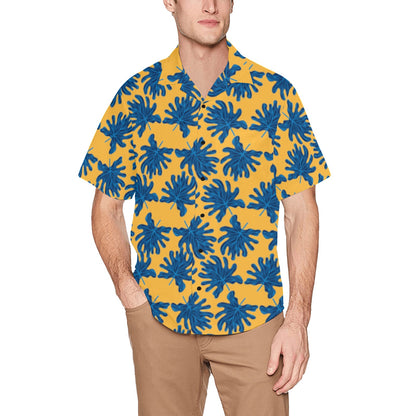 Men's Hawaiian Shirt With Chest Pocket