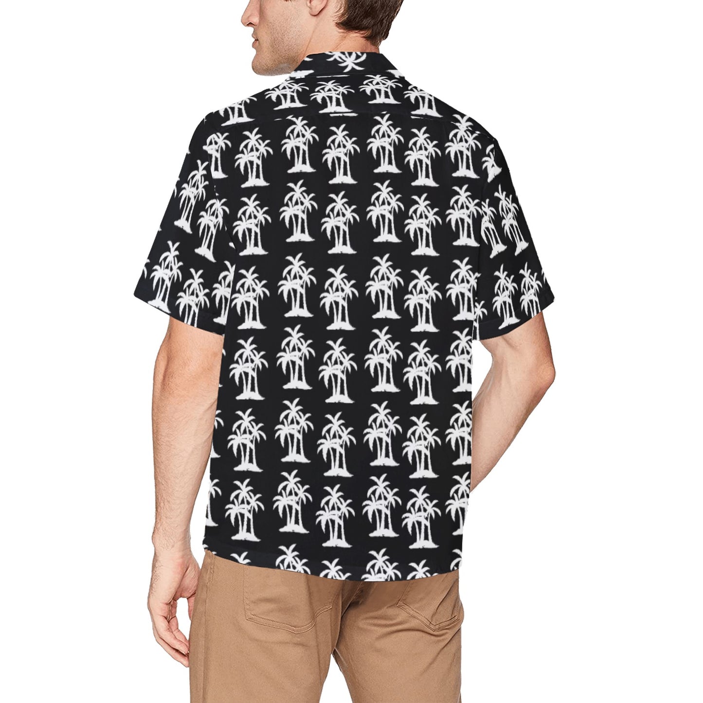 Men's Hawaiian Shirt With Chest Pocket