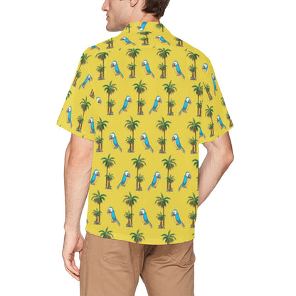 Men's Hawaiian Shirt With Chest Pocket