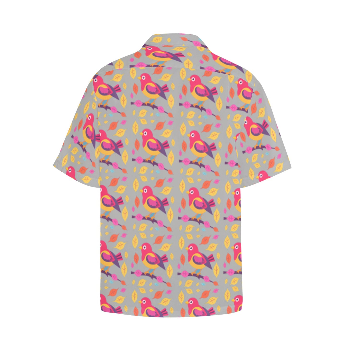 Men's Hawaiian Shirt With Chest Pocket