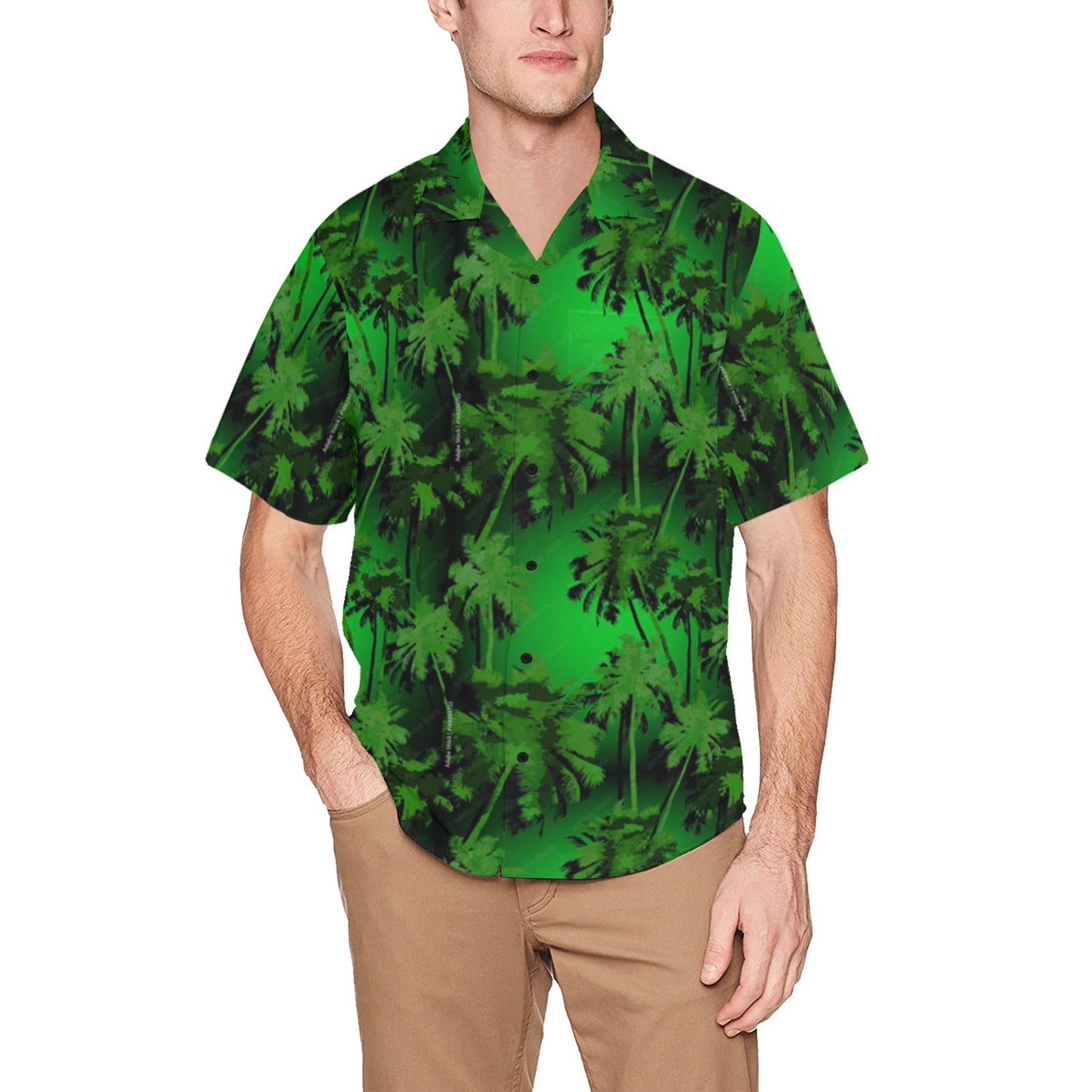 Hawaiian Shirt with Chest Pocket