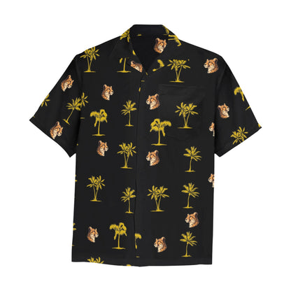 Men's Hawaiian Shirt With Chest Pocket