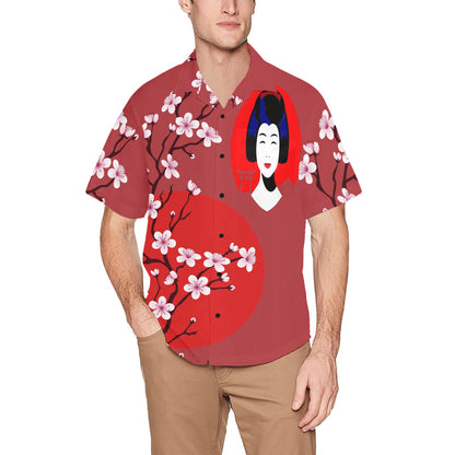 Hawaiian Shirt with Chest Pocket