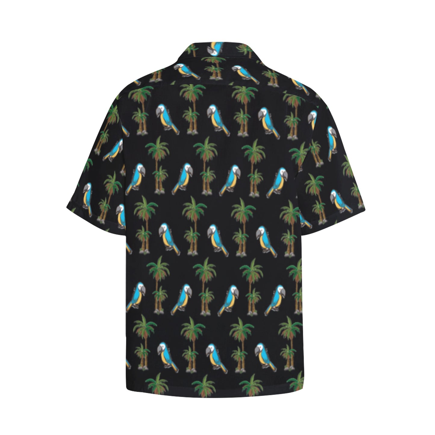 Men's Hawaiian Shirt With Chest Pocket