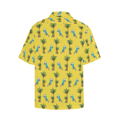 Men's Hawaiian Shirt With Chest Pocket