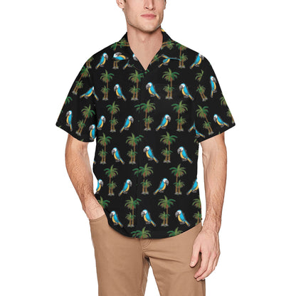 Men's Hawaiian Shirt With Chest Pocket