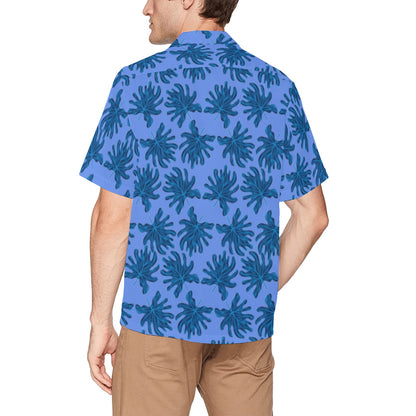 Men's Hawaiian Shirt With Chest Pocket