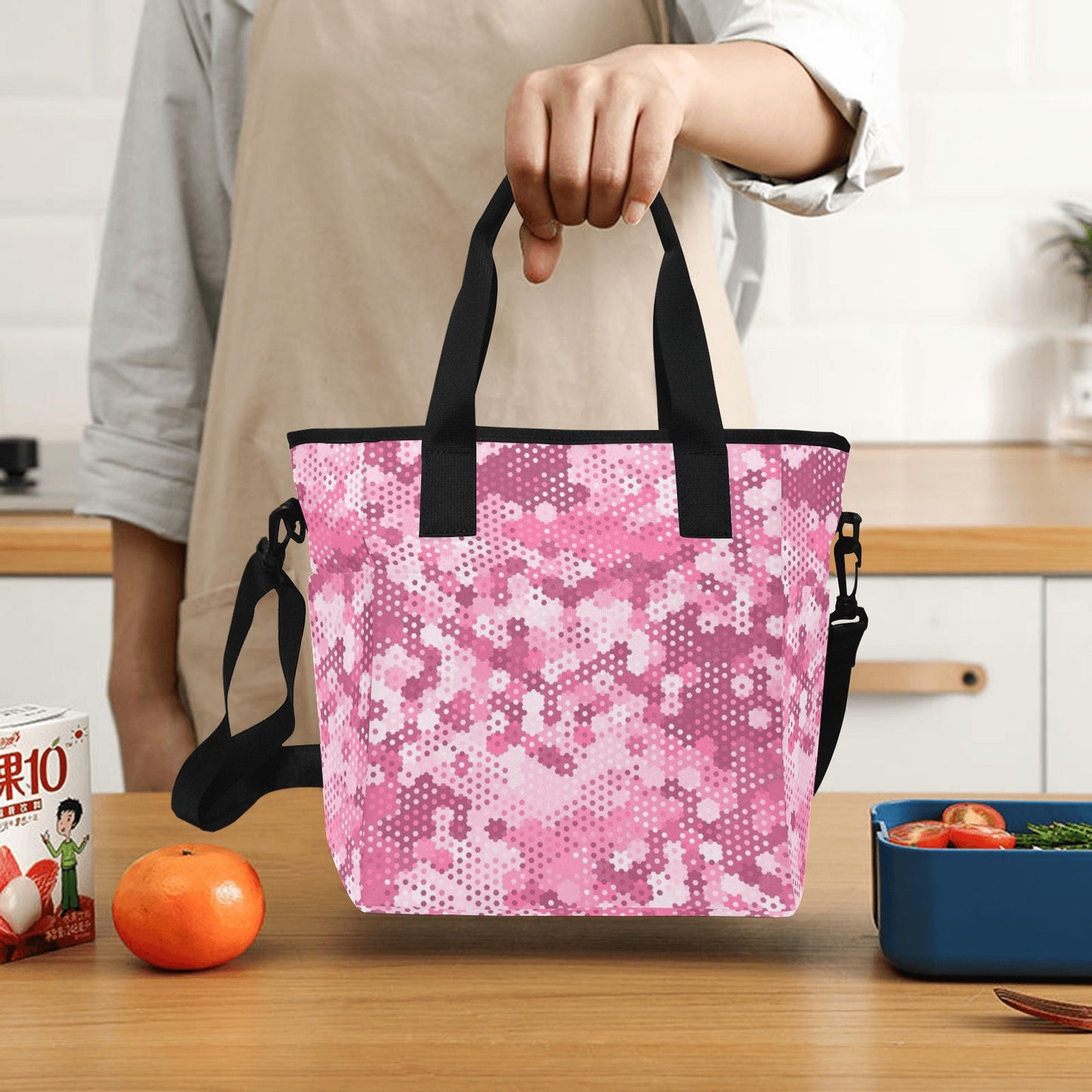 Insulated Tote Bag with Shoulder Strap